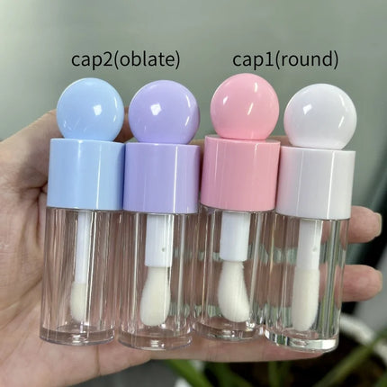 10/30/50PCS New 4ml /6ml Empty Plastic Lip Gloss Tube Empty Liquid Lipstick Tube Lip Oil Bottle Mini Sample Bottle Makeup Tool