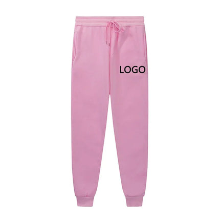 Customized Sports Pants Men's Fashion Personalized Printing Exercise Jogging Trousers Women's Casual Drawstring Pocket Sports Pa