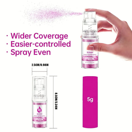 Cake Decorating&DIY Crafts glitter spray lust birthday decoration halloween Glitter Powder Suitable for Resin Art,Nail Polish