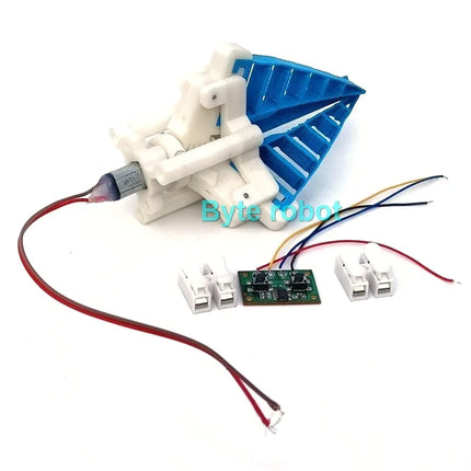 N20 Motor Three-Finger Flexible Gripper Electric Robotic Claw 3D Printed Robotic Clamp Programmable Robot Claw Education DIY Kit