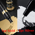 2pcs silve 1pc gold