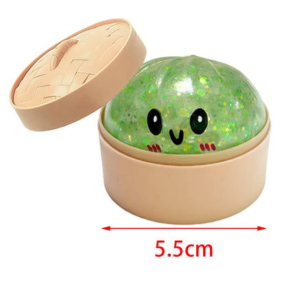 Blind box Colorful Simulated Dumpling Squishy Relaxing Relieve Anxiety Antistress Enhance Happiness Rebound Squeeze Reliever Toy