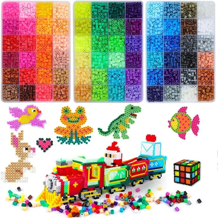 2.6mm 96 Colors Hama Beads DIY Craft Toys 3D Puzzle Iron Beads Creative Handmade Materials