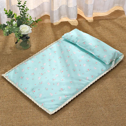 Portable Summer Cooling Mat for Dogs And Cats Waterproof Non-Slip Pet Bed Pad with Instant Cooling Technology