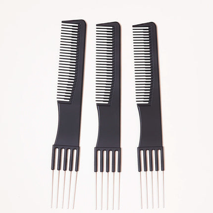 3PCS Professional Hair Dye Combs – Double-Sided Design, Stainless Steel Metal, Hair Styling Tool for Real Hair Wigs