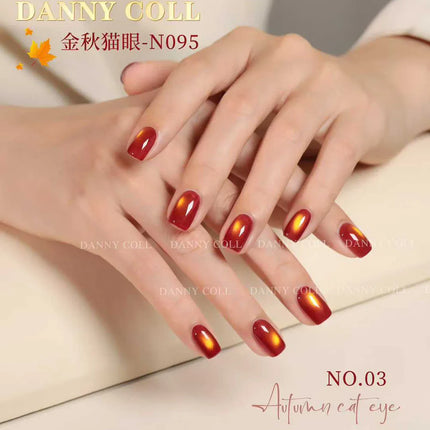 Autumn Brown Cat Eye Gel Polish Set With Color Display HEMA/TPO Free Luxury Magnetic Gel Soak Off UV LED Nail Varnish UV Gel Kit
