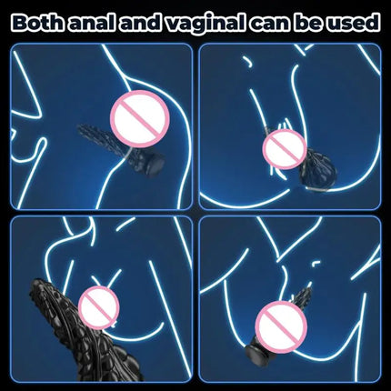 Threaded Octopus Tentacles, Simulated Anal Plug, Adult Sex Toy, Men's And Women's Anal Expanders, Prostate Massager, Suction Cup