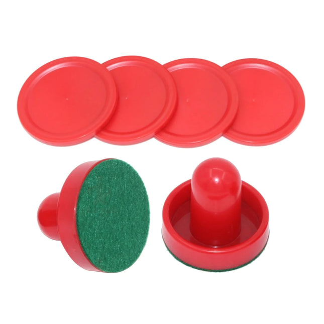 8Pcs/Set Standard Plastic Air Hockey Pushers And Pucks Replacement For Game Tables Goalies Accessories ﻿