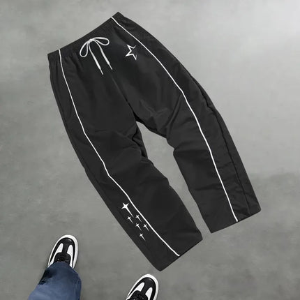 2026 New Men's Star Print Casual Sports Trouser Spring And Summer Fitness Training Trousers Suitable For Everyday Trendy Outfits