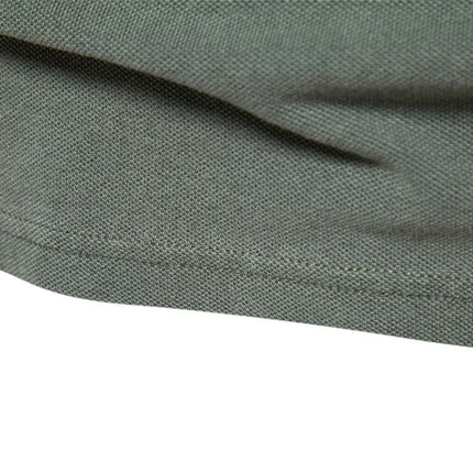 New summer style men's POLO shirts—100% cotton, solid color, sporty lapel design, fashionable casual short-sleeved T-shirts.