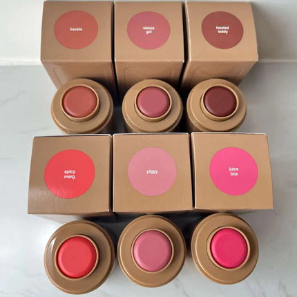 New lemons Lemontini Lip Gloss Pocket  Blush Stick Non-fading Waterproof Blusher Moisturizing Shimmer Lipstick Liner
