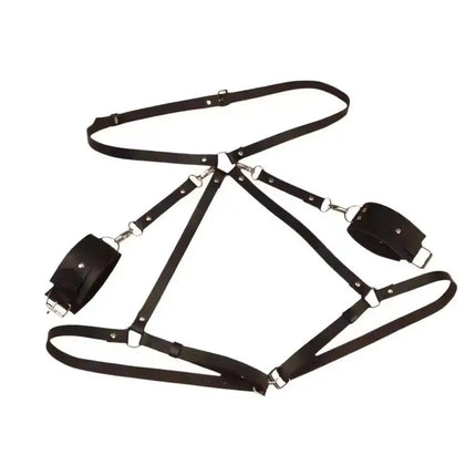 New SM Leather Binding And Binding Leg Set Couple Game Adult Sex Toys Sex Props BDSM Toys Self Bondage Acessorios Femininos Sexy