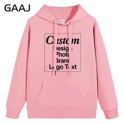 High Quality Custom Hoodie Cotton Sweatshirt Print Embroidery Brand Logo Text Photo Design Men Women Famliy Team Clothing 300g