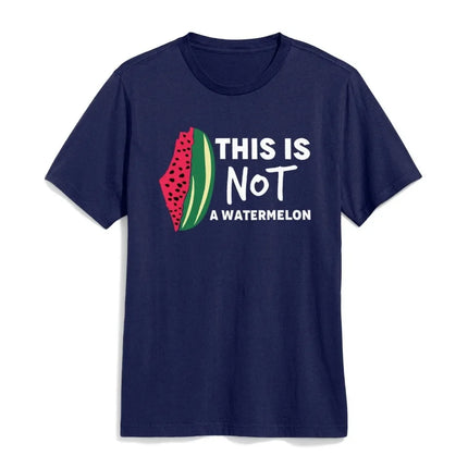This Is Not A Watermelon T-Shirt Palestine Collection Palestine Flag Shirt Men Women Unisex Cotton Tops Peaceful Sweatshirt