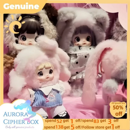 New Genuine Nommi Pink Energy Series Vinyl Doll Pendant Mystery Surprise Cute Blind Box Action Figure Doll Bjd Birthday Kid Gift