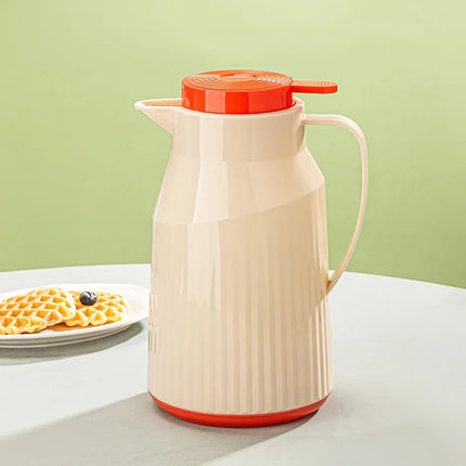 Glass thermos double-layer kettle household 1L large-capacity hot water bottle liner vacuum thermos bottle warmer coffee kettle