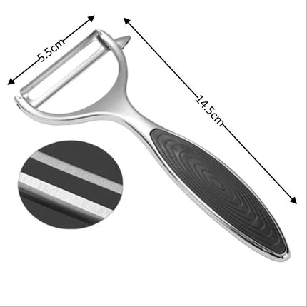 Stainless Steel Fruit Vegetable Tools Vegetable Peeler Potato Peeler Kitchen Accessories, Non-slip Handle SGGJ001