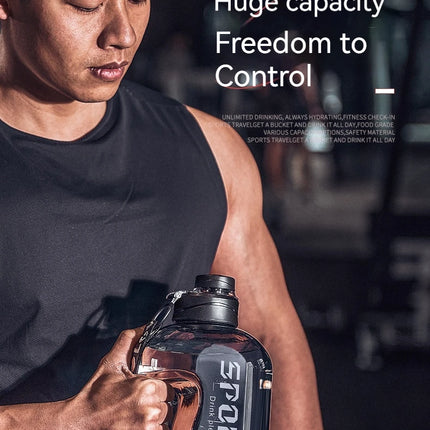 1.7L/2.7L/4L/5L Sports Water Bottle Gym Cycling Cup Portable Large Capacity Water Bottle For Fitness Camping Men Water Kellte