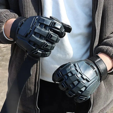 Tactical Hard-Shell Breathable Gloves Full/Half Finger Motorcycling Cycling Outdoor Gloves Accessory