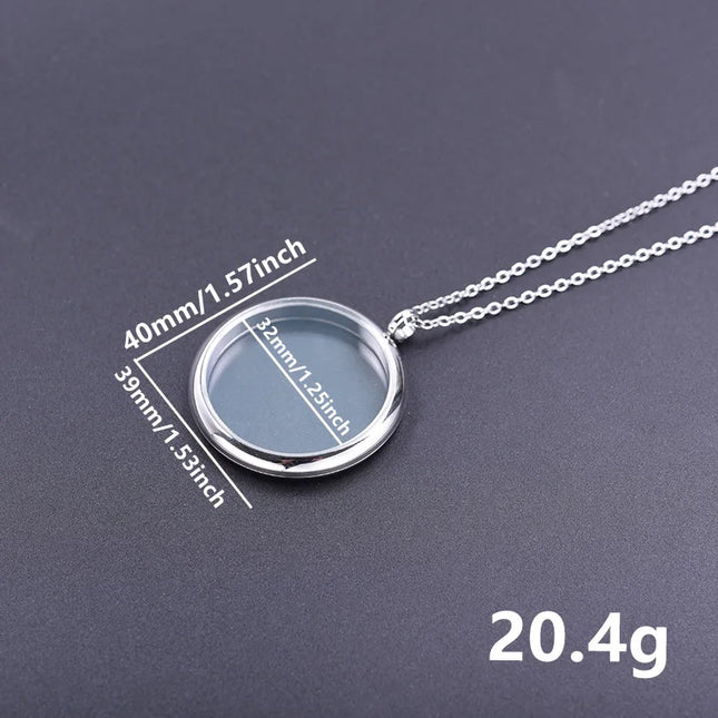 High Fashion Twist Locket Pendant Necklaces For Women Men Jewelry Memory Photo Floating Charm DIY Stainless Steel Lockets Gift