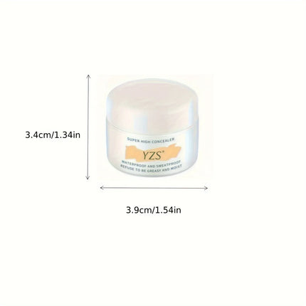 Concealer Cream Waterproof Full Coverage Concealer for All Skin Tones Tattoos Scars Dark Circles Acne Spots Foundation Makeup