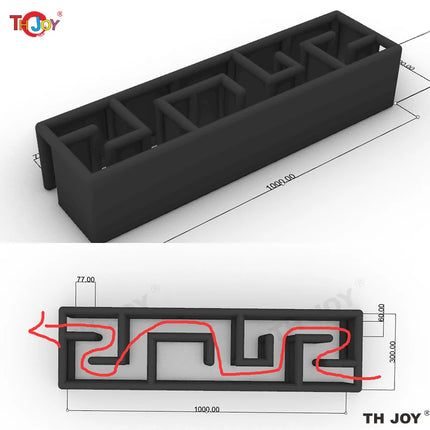 New Design Black Fun Maze Game Large Inflatable Halloween Haunted House Inflatable Haunted Labyrinth Maze for Outdoor Play