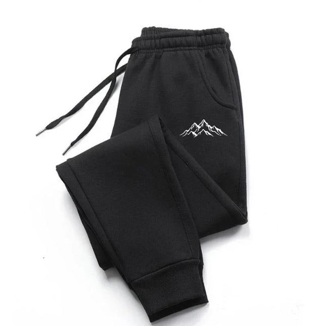 New style printed sport pants suitable for both men and women, luxurious long-distance running pants, casual fitness pants
