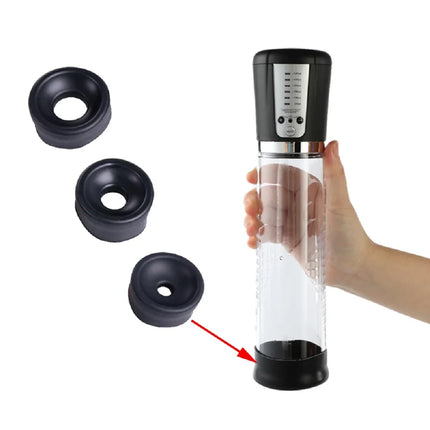Penis Pump Ring Sex Toys for Men Silicone Sleeve for Penis Extender Trainer Accessories Men Masturbator Toys for Adults 18+
