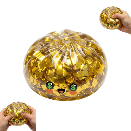 2026 Viral Mystery Box Glitter Dumpling Squishy Secret Golden Edition Soft Squeeze Portable Desk Accessory Creative Gadget Gift