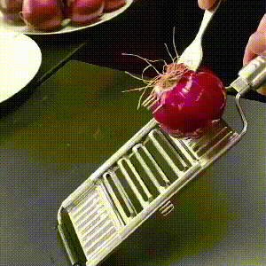 MultiPurpose Vegetable Slicer 4 in1 Vegetable Slicer Stainless Steel Shredder Cutter Cuts Set Manual Fruit Carrot Potato Grater