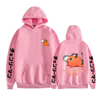 Pochita Chainsaw Men's Hoodie Fashion Long Sleeve Sportswear Casual Harajuku Street Wear Hoodie Sudaderas Top