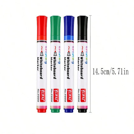 1/4pcs White Board Marker Pens Erasable Water-Based Marker Pens For Teaching Recommended Office Supplies A7932