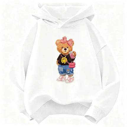 Graphic 2026 Y2k Hip Hop Bear Hoodie Kids Children's Sweatshirt Hoody for Boys Girls Casual Hoodies Hip Hop Clothes
