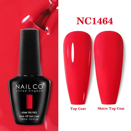 NAILCO 15ml Red Color Series Gel Varnish Coffee Gel Nail Polish Maximalism Reddish Gellak Design Brown Lacquer Nail Art Manicure
