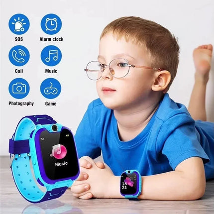 Lenovo 2026 5G Waterproof Smart Watch KidS SOS GPS Location Sim Card Call Camera Child SmartWatch Boys Girl Gift For Ios Android