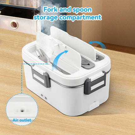 New Electric Lunch Box 80W Portable  Food Heater Bowl 1.8L for Car Truck Homes Offices Dining Box Microwave Oven EU US Plug
