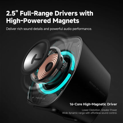 Edifier Hecate G1000 II Computer Speakers Bluetooth V5.4 PC Speaker USB-C USB-A 3.5mm Inputs RGB Lighting Effects 4W RMS