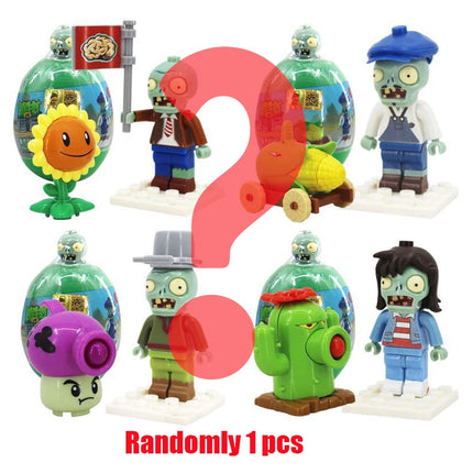 Plants Vs. Zombies Surprise Capsules Toys KidsPuzzle Assembly Toy Birthday Gifts Game Figure Model Dolls Random Send One
