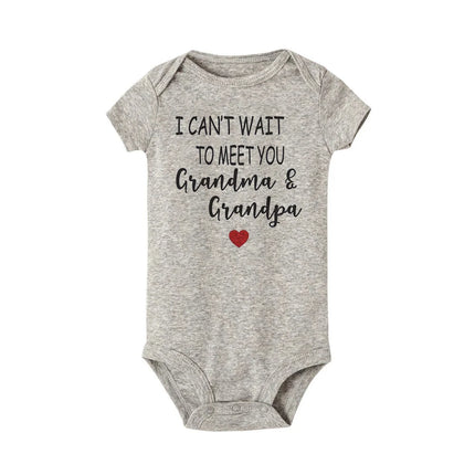Hello Auntie I Can't Wait To Meet You Announcement Baby Toddler Bodysuits Pregnancy Clothes Boy Girl Romper Infant Shower Gifts