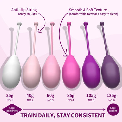 6Color Set Shrinking Ball Female Masturbation Geisha Kegel Ball Vagina Muscle Trainer Vaginal Tighten Exercise Sex Toy for Women