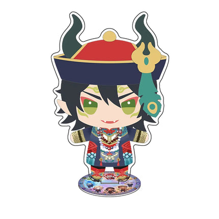 Anime Twisted Wonderland New style Cute Cartoon Malleus Draconia 10CM Acrylic Stand Keychain Cosplay Desk Decor Collect Gifts