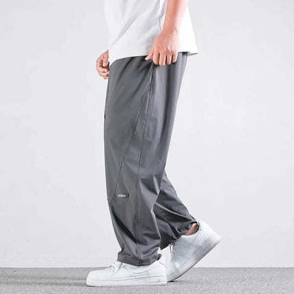 10XL Casual Pants Mens Straight Loose Trousers Men Clothing Elastic Waist Quick Dry Pants Summer Fashion Oversized Joggers Pants