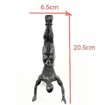 Athlete Rock Climbing Resin Background Wall Hanging Decoration, Sculpture Statue, Retro Figures, Present Decor New 2023