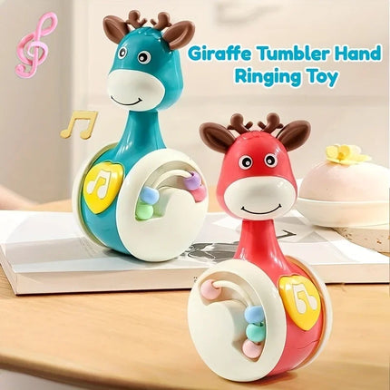 Vibrant Giraffe Swinging Toy for Young - an Engaging Educational Gift for Teens, Ideal for Birthday Celebrations