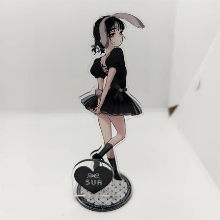 Anime ALIEN STAGE Keychains Pendant Car Key Chain Acrylic Stand MIZI SUA TILL IVAN HYUNA LUKA Fans Gifts Cosplay Accessories