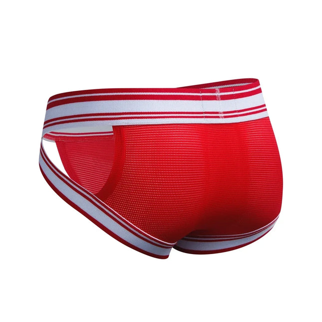 Jockmail Sexy Men Underpants Briefs Breathable Innerwear Men's Underwear Bikini Brief Cuecas Slips Men's Jockstrap Gay Panties