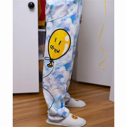 Drew House New Pants Gym Women House Sportswear Tracksuit House Bottoms Skinny Sweatpants Trousers Pants Gyms Pants