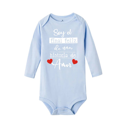 Funny Spanish Printed Newborn Bodysuit Infant Long Sleeve Romper Baby Body Clothes Boys Girls Toddler Born Crawling Jumpsuits