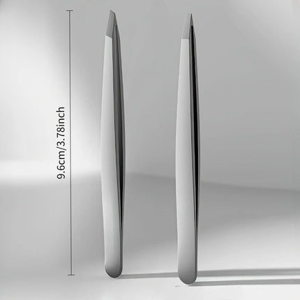 Professional Tweezers Precision Stainless Steel for Eyebrows and Facial Hair Fragrance-Free, Suitable for Men and Women Gifts
