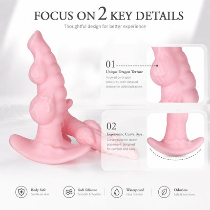 Big Soft Silicone Anal Plug Wearables Portable Butt Plug Dilation Training Expander Dilator Adult Sex Toys for Women Men Gay